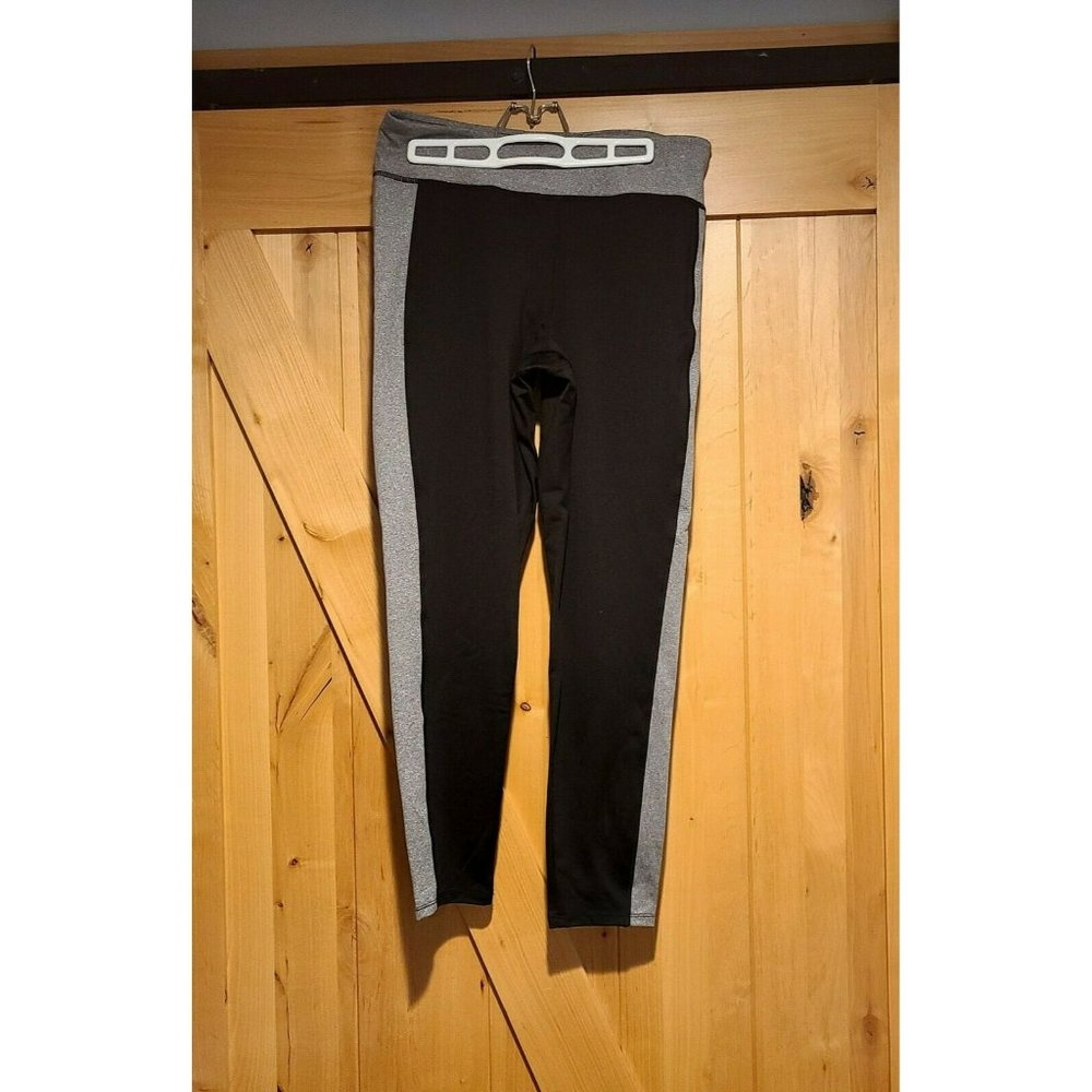 Cloud Chaser Athletic Leggings Great Condition Size XL Gray Black. Yoga Jogging